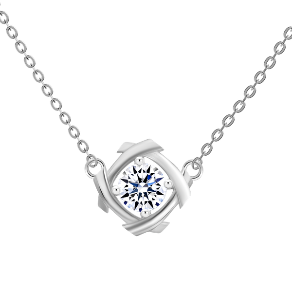 Dây liền mặt kim cương viên vàng 14K Fullnest GIA 3C