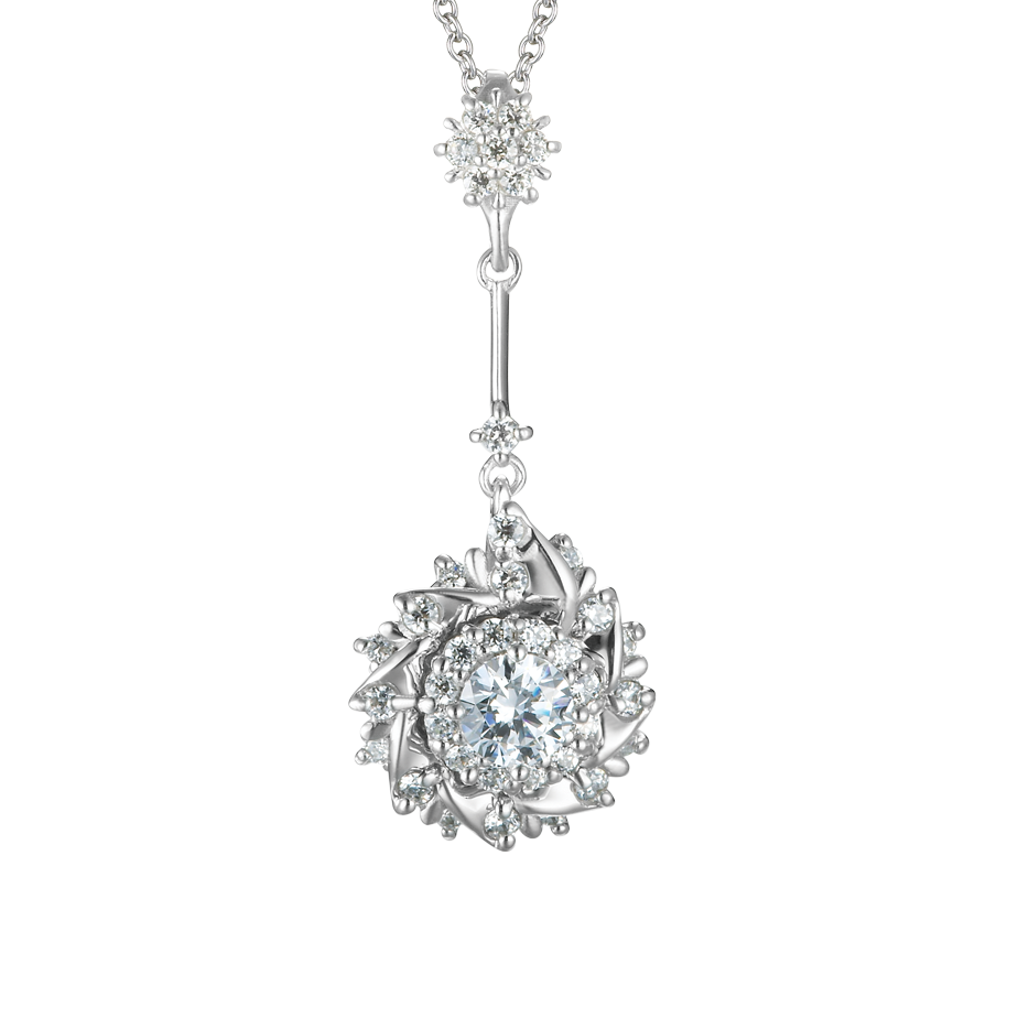 Mặt kim cương tấm vàng 14K Imposing N 3C