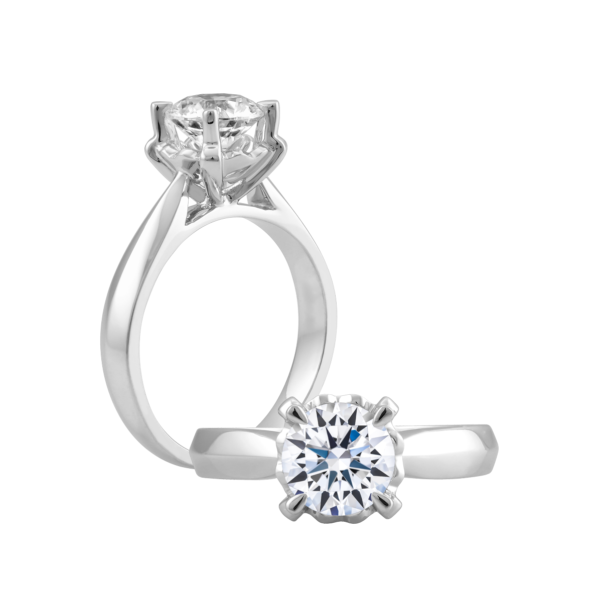 Nhẫn nữ đính đá CZ vàng 14K Tracy 1.5CT