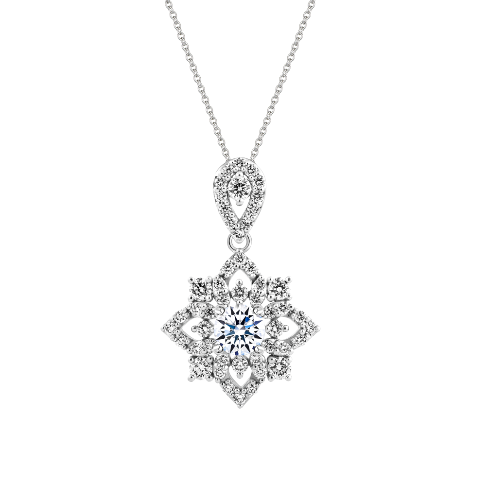 Mặt kim cương viên vàng 14K Clariesta GIA 3C GVPD0075834M