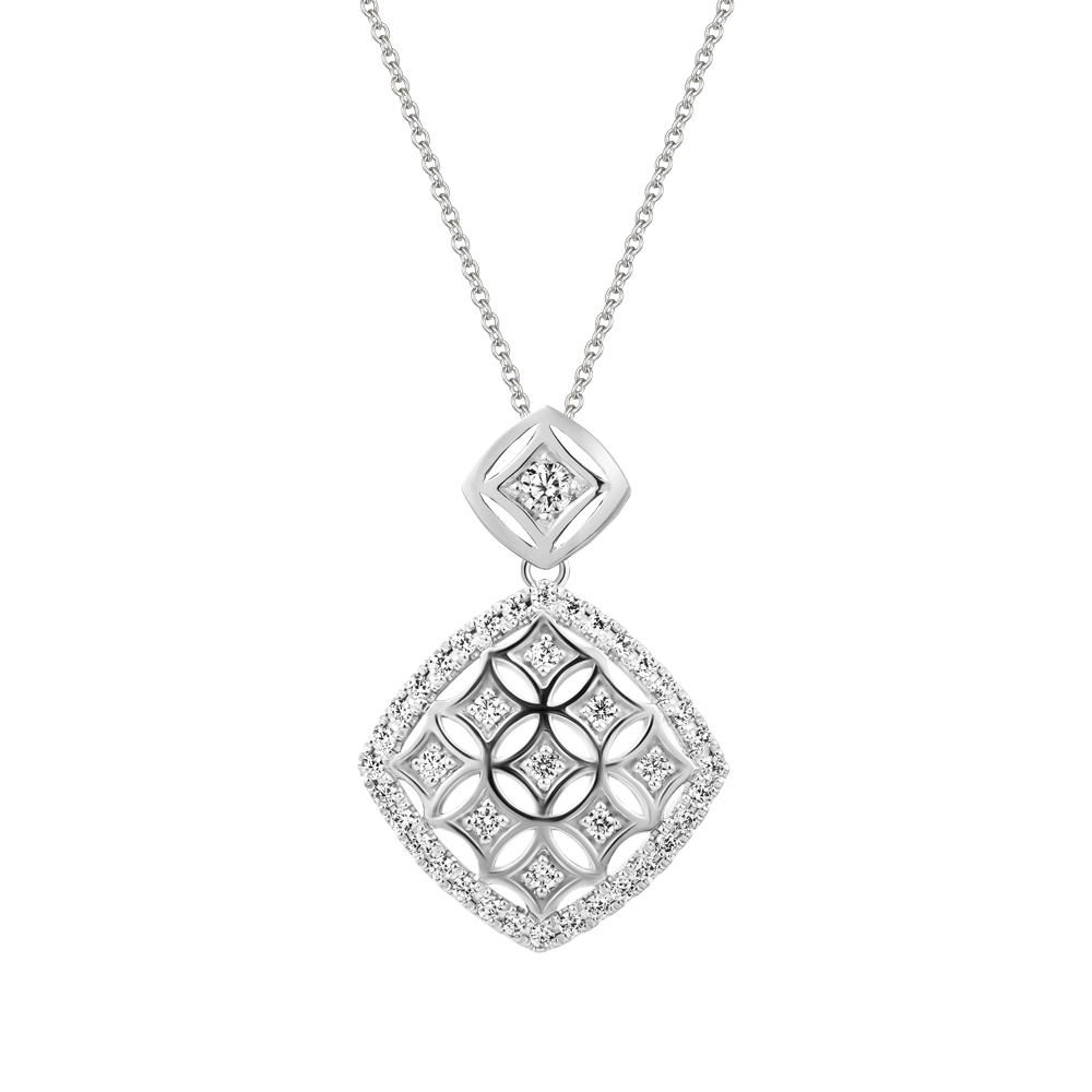 Mặt đính đá CZ vàng 14K Constancy