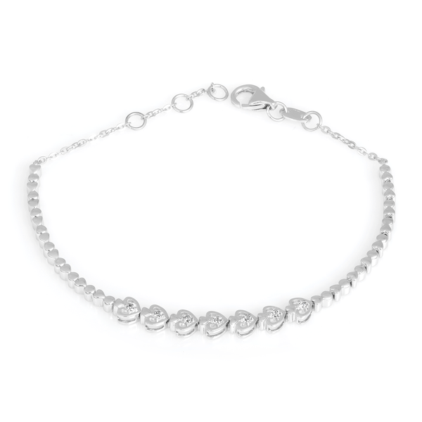 Lắc đính đá CZ vàng 18K Lumira