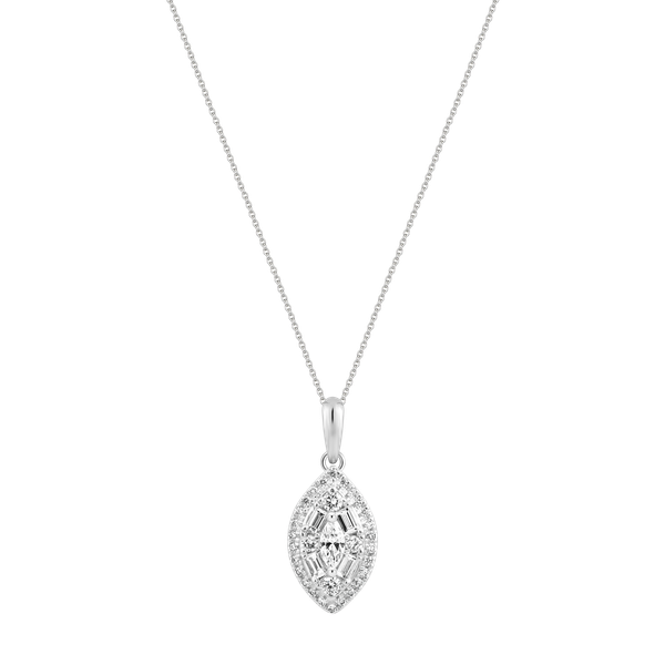 Mặt kim cương viên vàng 14K Jeny A026 TD