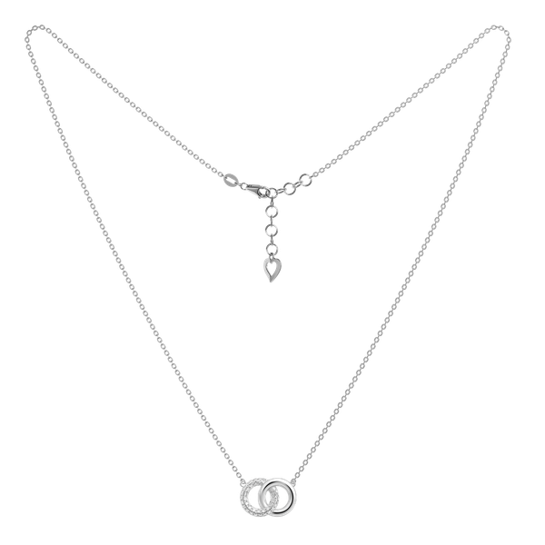 Dây liền mặt kim cương viên vàng 14K Claudia