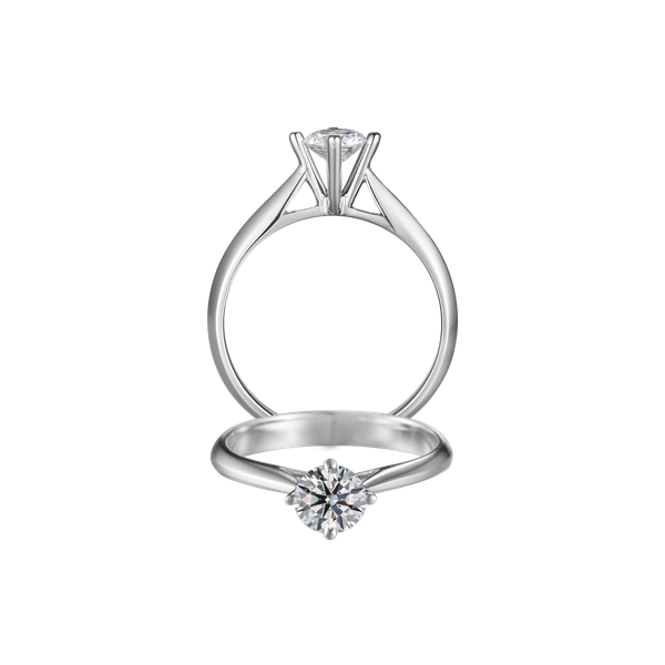 Ổ nhẫn nữ đính đá CZ vàng 14K Proudly N 3C