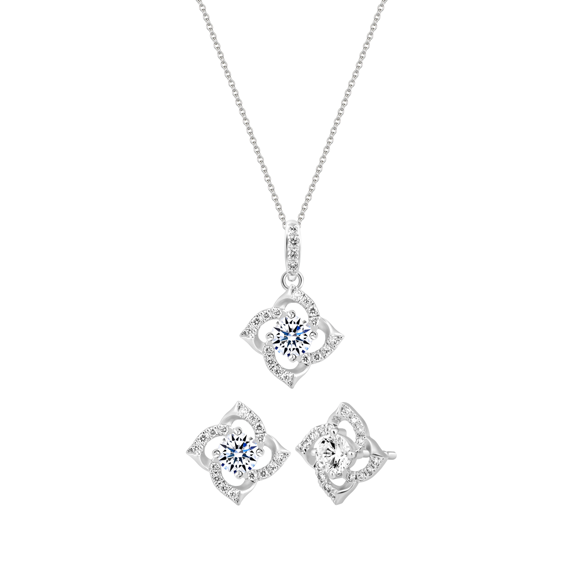 Bộ Trang Sức Floreting GIA 2C