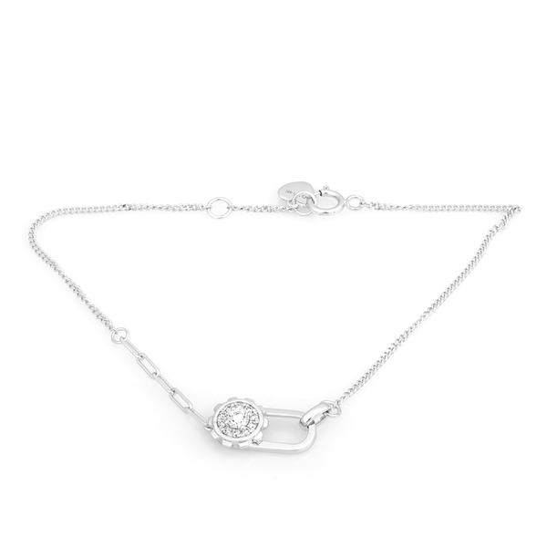 Lắc kim cương viên vàng 14K Jeny A012 TD