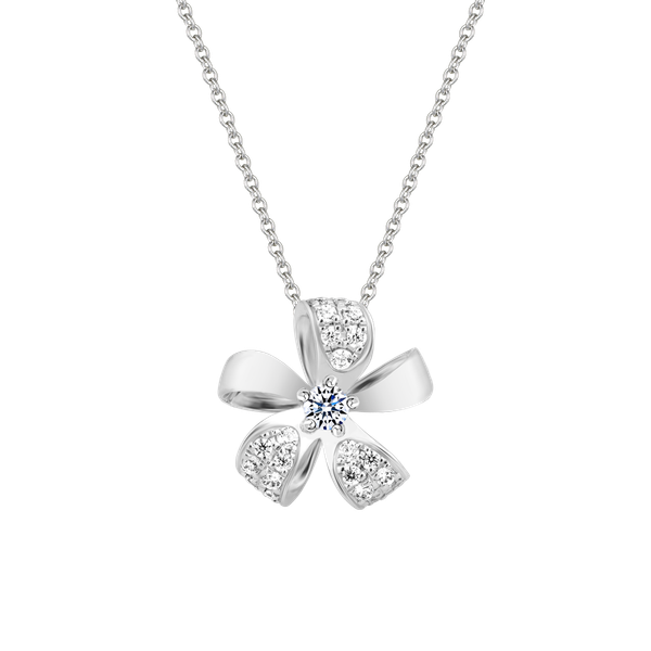 Mặt kim cương viên vàng 14K Juhi