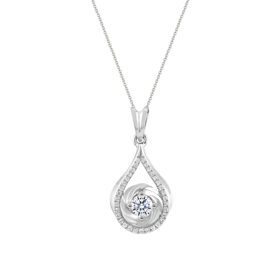 Mặt kim cương tấm vàng 18K Accalia 1CT