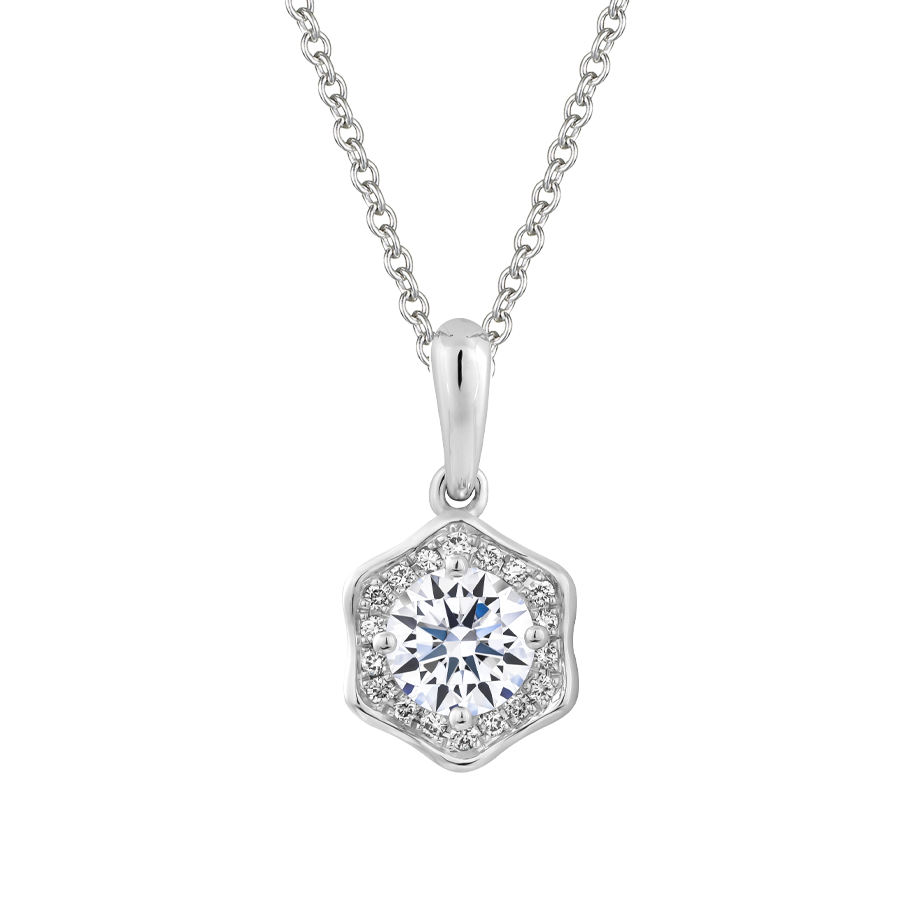 Mặt kim cương tấm vàng 14K Homage N2 5C