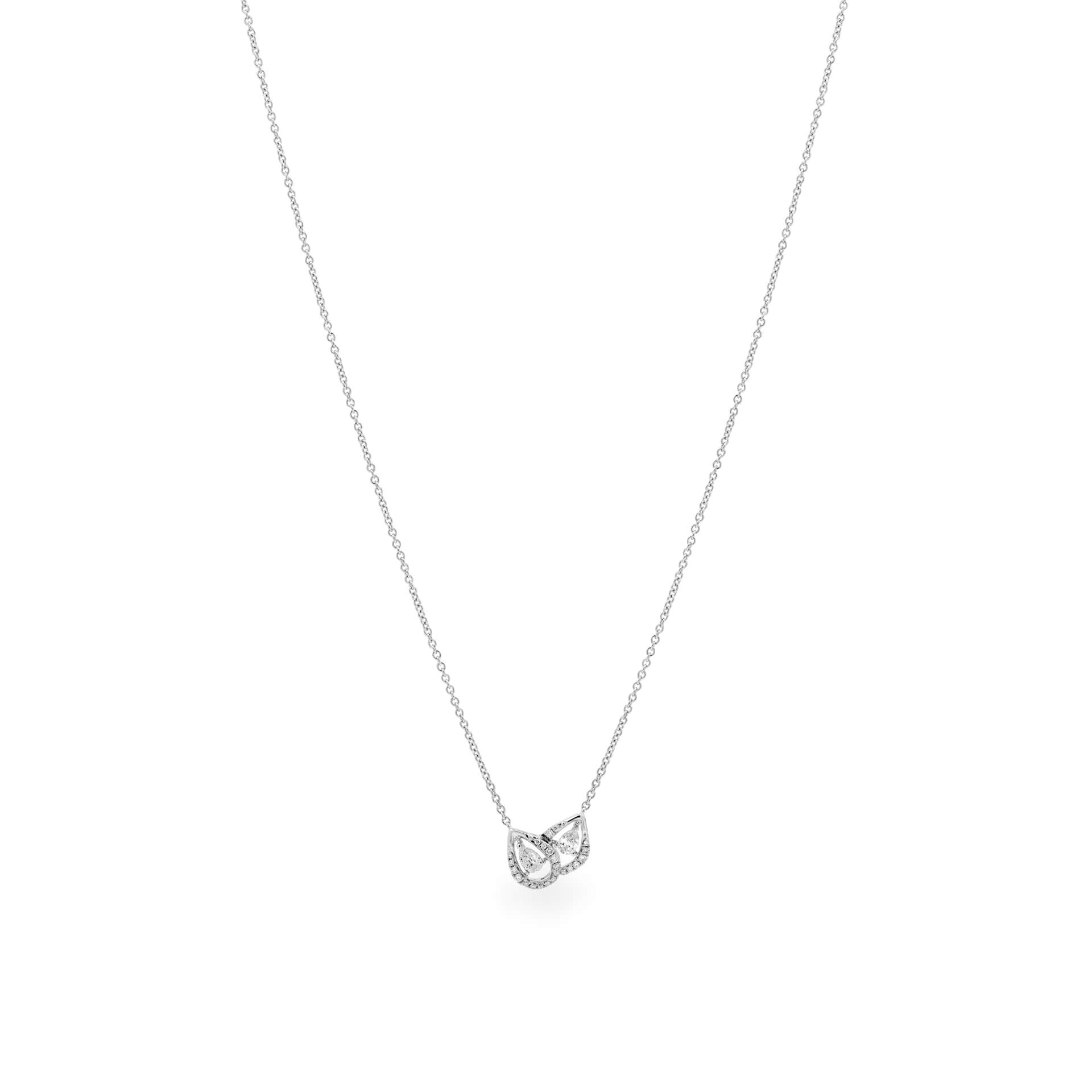 Dây liền mặt kim cương viên vàng 14K Jena A129 TD