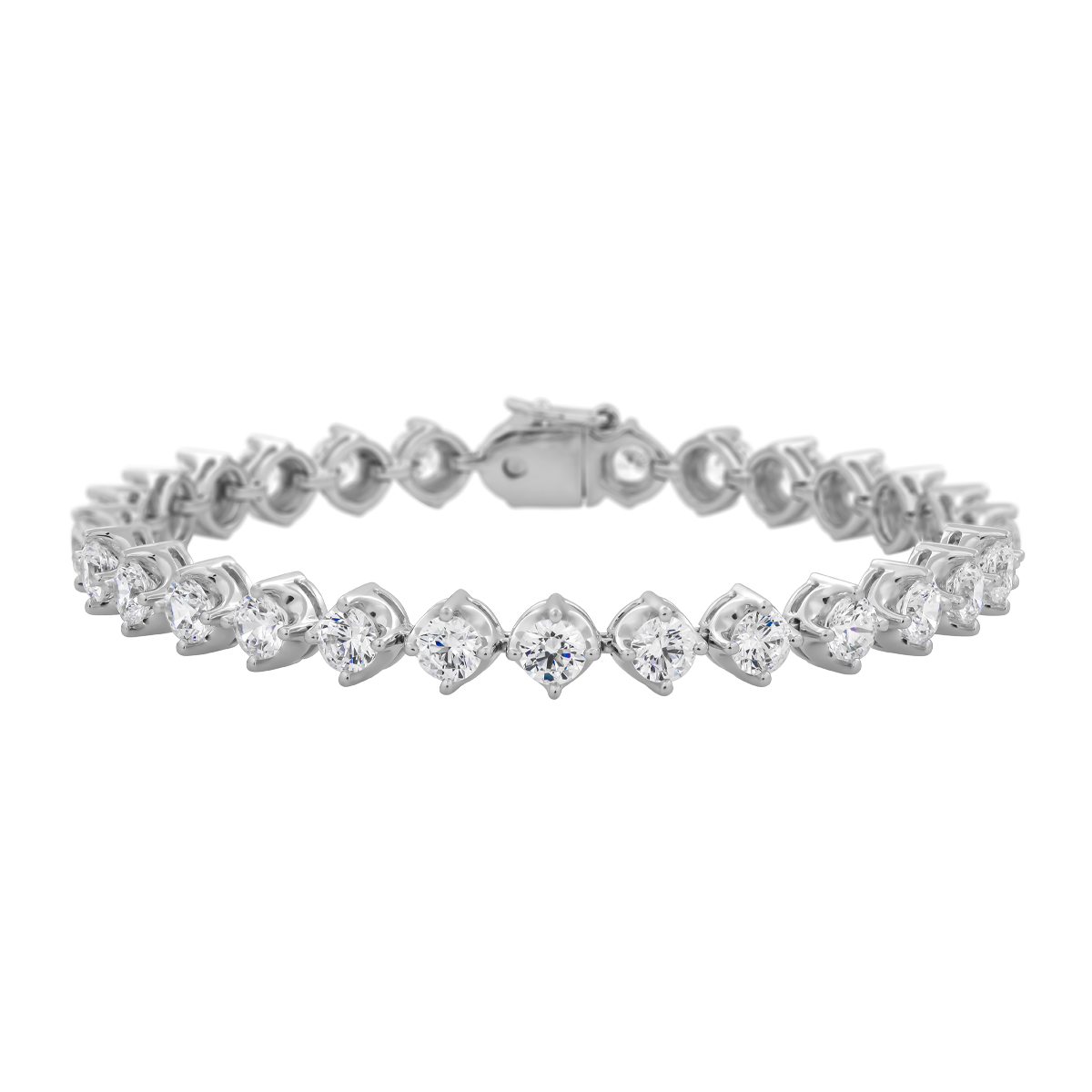 Lắc đính đá CZ vàng 14K Angelina 3C