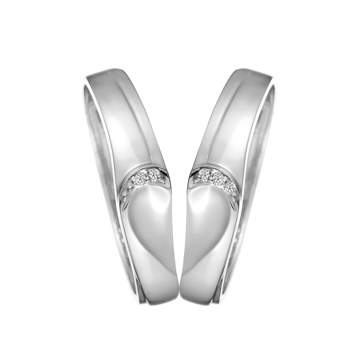 Nhẫn cưới nam kim cương viên vàng 14K Faultless M GVRG0220026