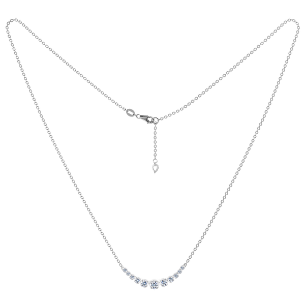 Dây liền mặt đính đá CZ vàng 14K Barbara 3C