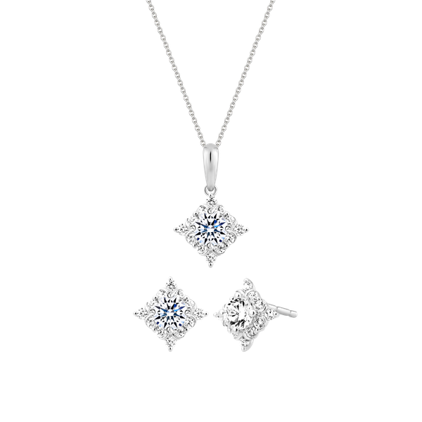 Bộ Trang Sức Gleeful GIA 2C