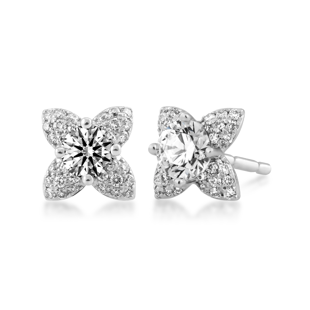 Hoa tai kim cương tấm vàng 14K Ratline 2C GVER0062413