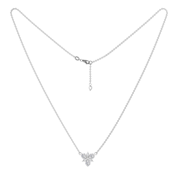 Dây liền mặt đính đá CZ vàng 14K Holy