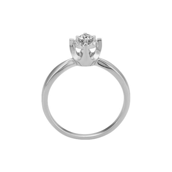 Nhẫn nữ kim cương vàng 14K Monaka 10p