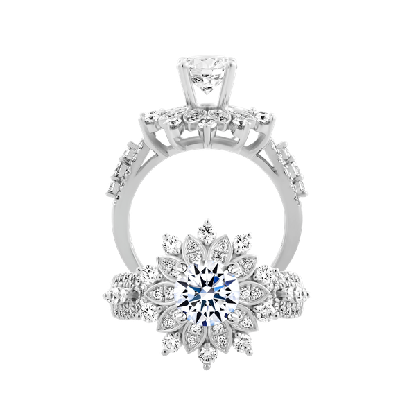 Nhẫn nữ đính đá CZ vàng 14K Radiance 5C