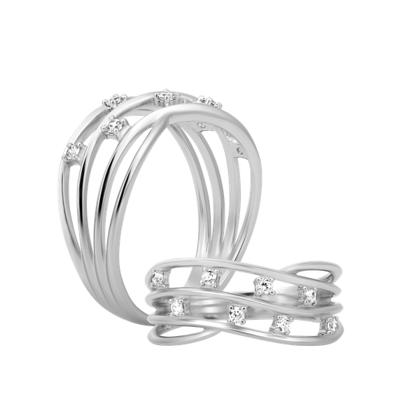 Nhẫn nữ đính đá CZ vàng 10K Gallantry