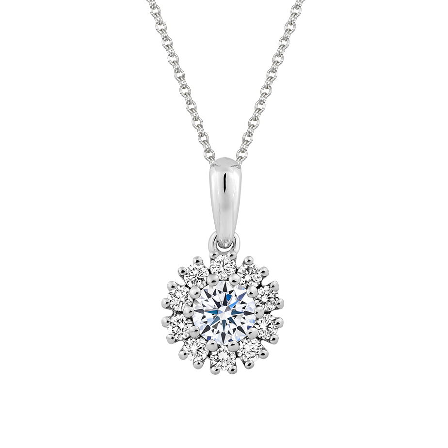 Mặt kim cương vàng 14K Snowflower 10p