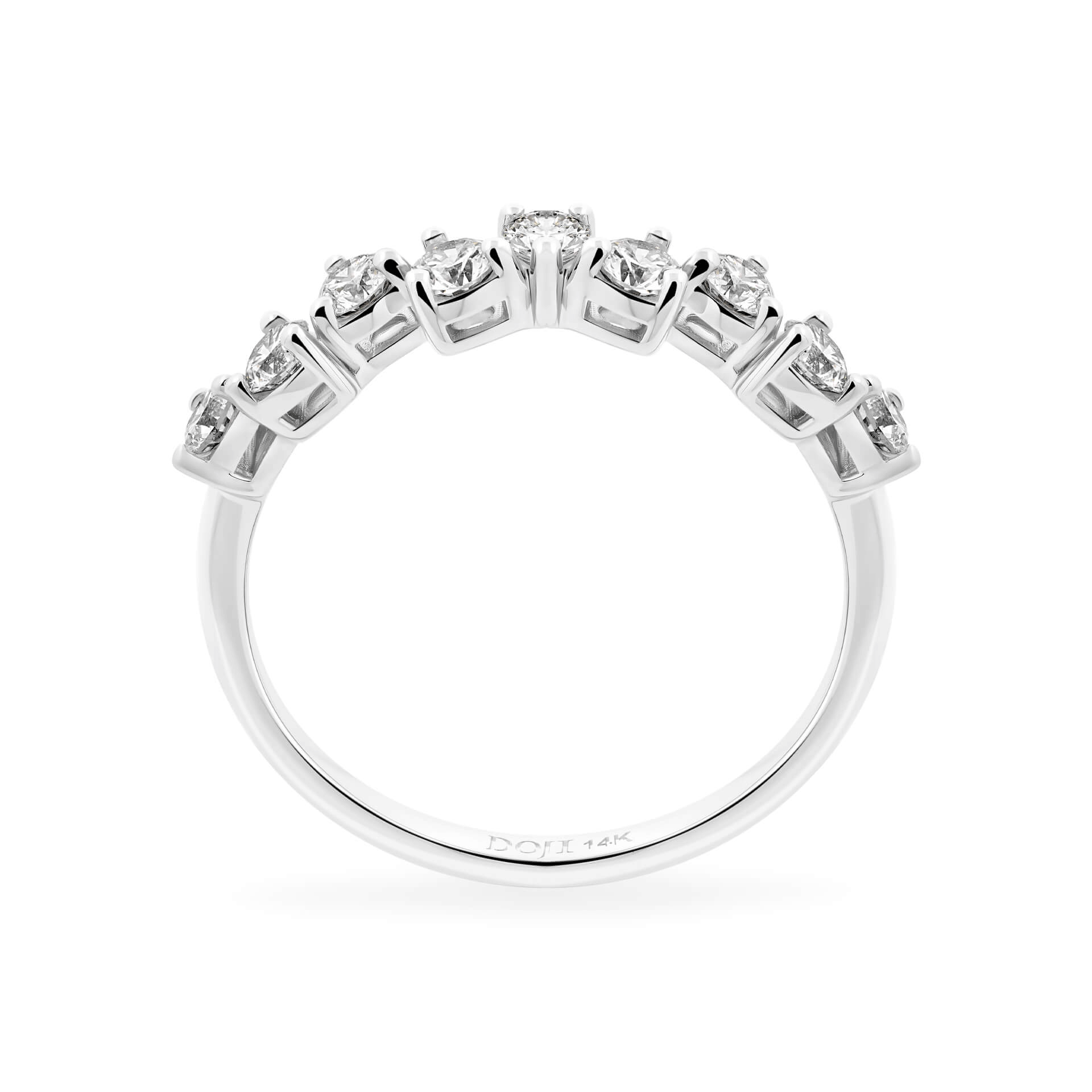 Nhẫn nữ kim cương viên vàng 14K Frageda TD