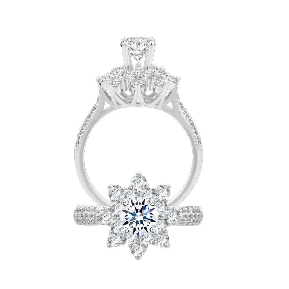 Nhẫn nữ đính đá CZ vàng 14K Admire 5C