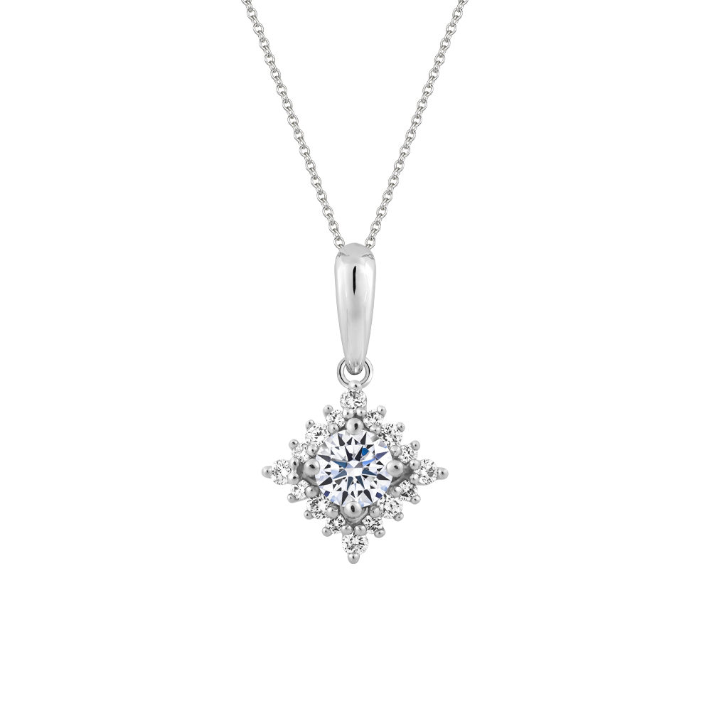 Mặt kim cương 8 Hearts & Arrows vàng 14K Oriflame H&A 2C GVPD0068437