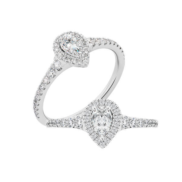 Nhẫn nữ kim cương viên vàng 14K Jena A490 TD