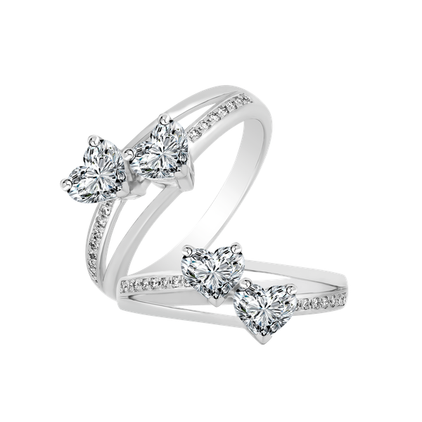 Nhẫn nữ kim cương viên vàng 14K Empathy HR 2C