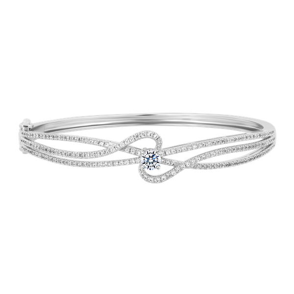 Vòng đeo tay đính đá CZ vàng 14K Ginerva S 3C