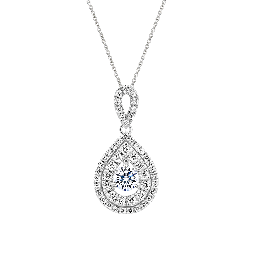 Mặt kim cương 8 Hearts & Arrows vàng 14K Shakina H&A 2C GVPD0086108