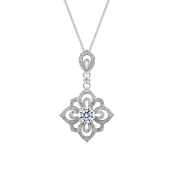 Mặt kim cương tấm vàng 14K Gaudy 5C