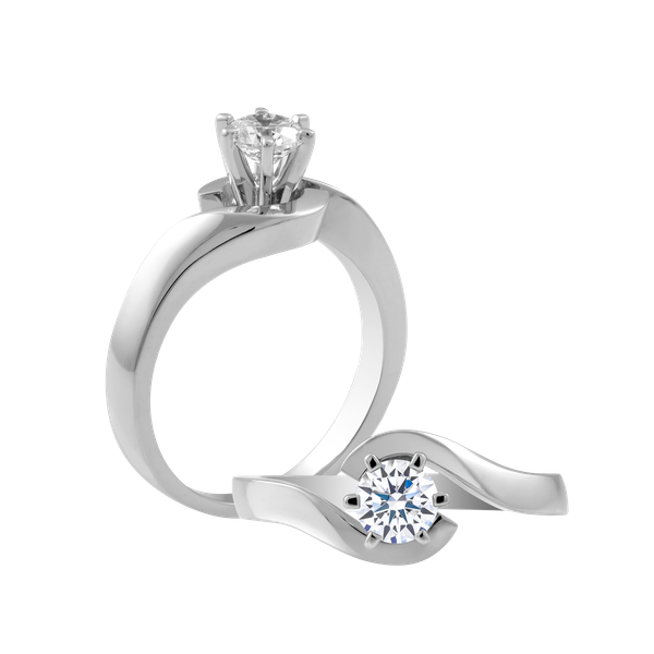 Nhẫn nữ đính đá CZ vàng 14K Magnetic 2C