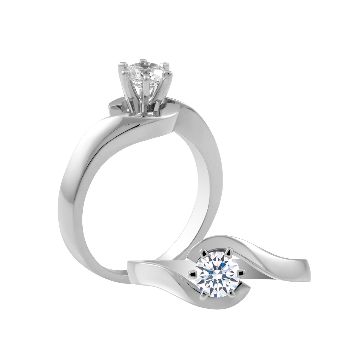 Nhẫn nữ đính đá CZ vàng 14K Magnetic 2C