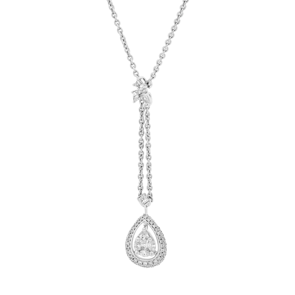 Dây liền mặt kim cương viên vàng 18K Jena A630 TD