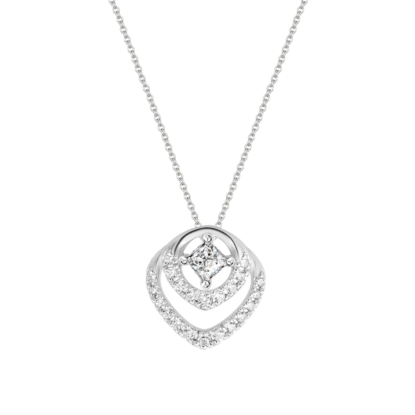 Mặt đính đá CZ vàng 18K Amora PR