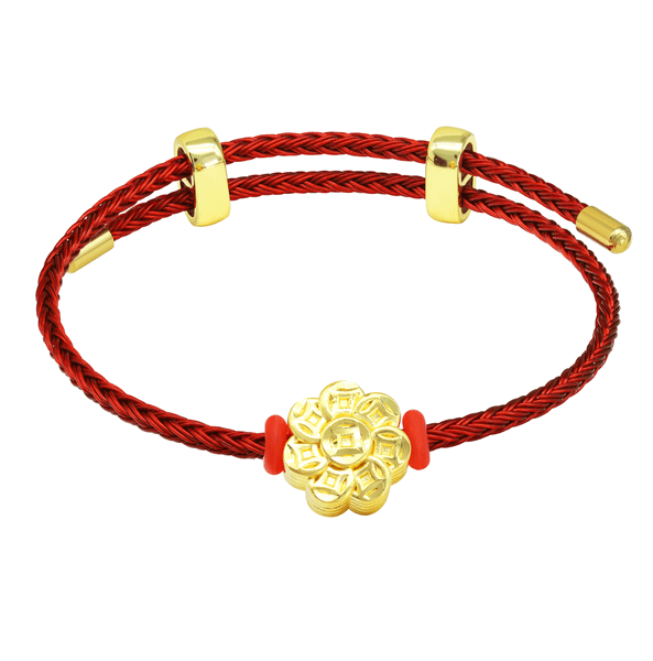 Lắc Vàng 24K Golden Gerbera CB500035 5D