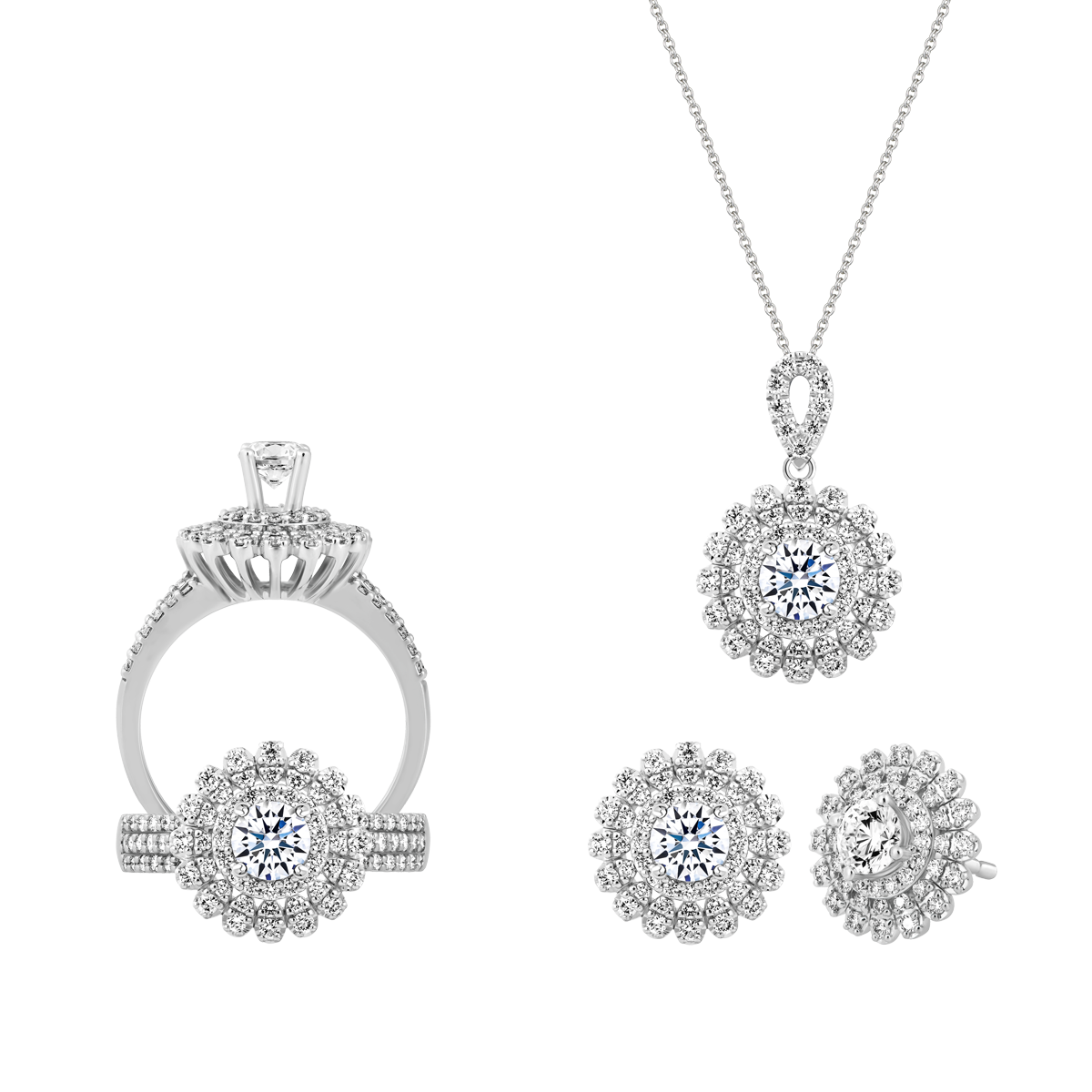 Bộ Trang Sức Glorious GIA 3C