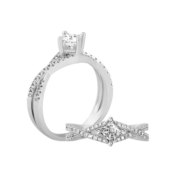 Nhẫn nữ kim cương viên vàng 14K Carmy PR 1C