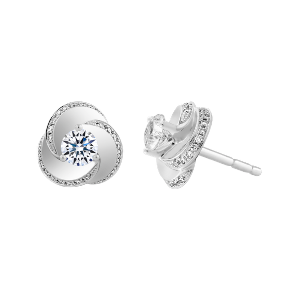 Hoa tai kim cương tấm vàng 14K Hatful 2C GVER0083072