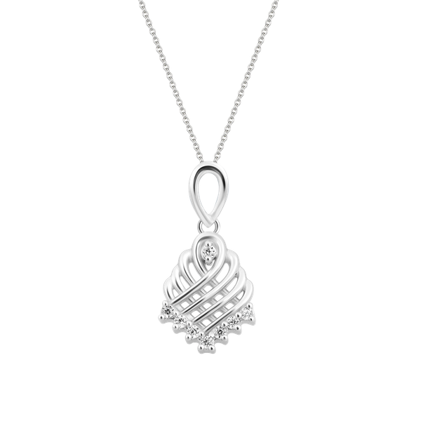 Mặt đính đá CZ vàng 14K Scarfy