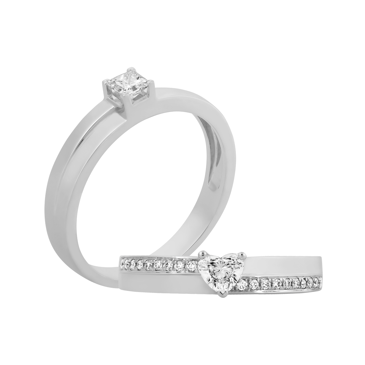 Nhẫn cưới nam kim cương viên vàng 14K Florence PR1C M