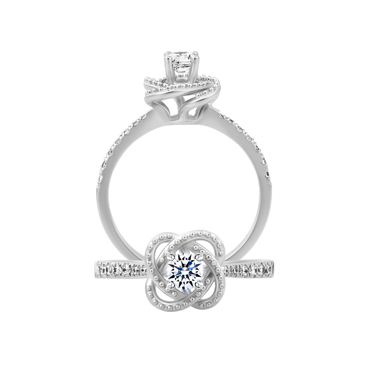 Nhẫn nữ đính đá CZ vàng 14K Sociable 2C