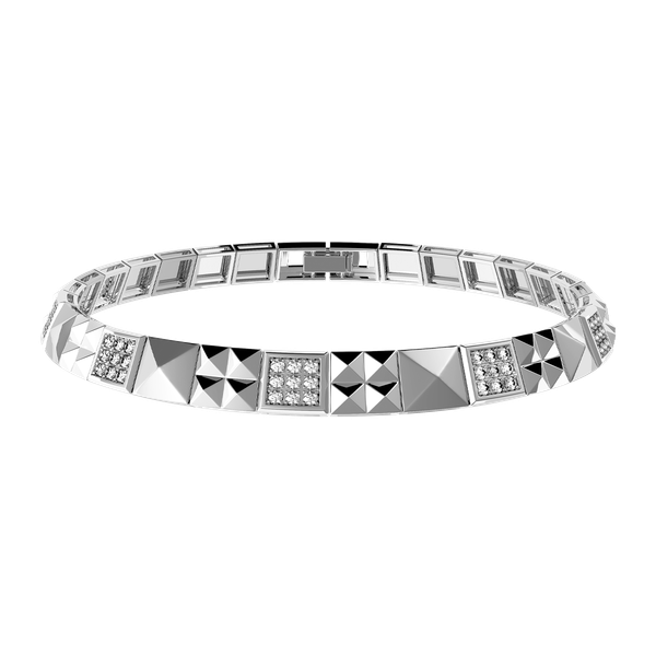 Lắc đính đá CZ vàng 10K Katier