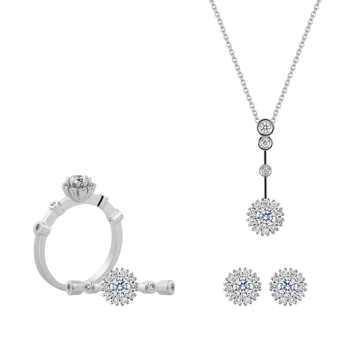 Bộ Trang Sức Peony N H&A 2C