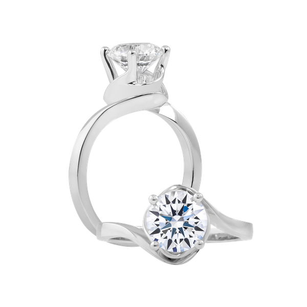 Nhẫn nữ đính đá CZ vàng 14K Jabulani 1.5CT