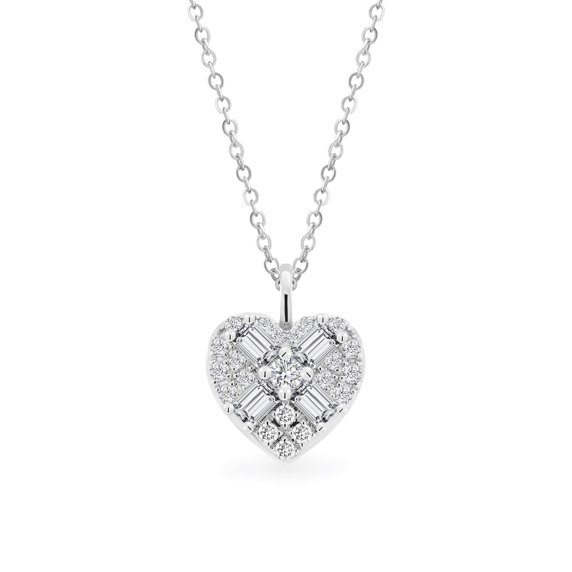 Mặt kim cương viên vàng 14K Jena A255 TD