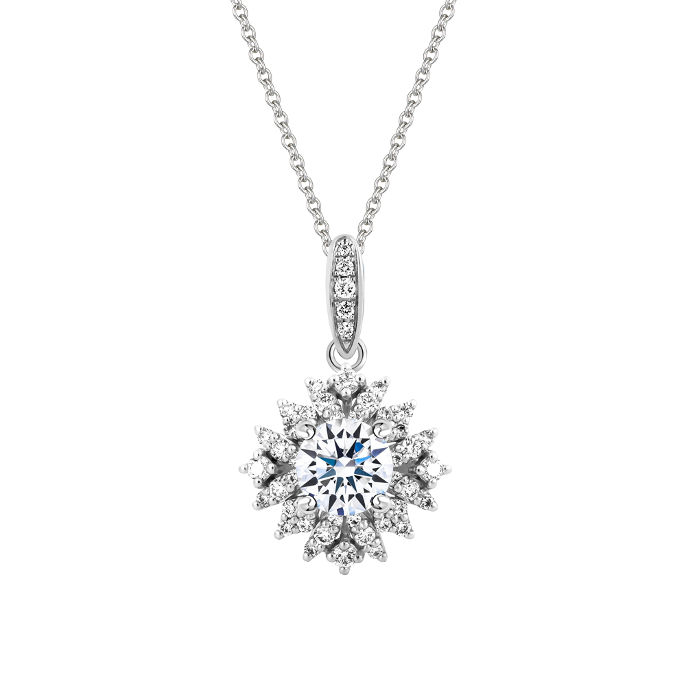 Mặt kim cương tấm vàng 14K Gloria 5C