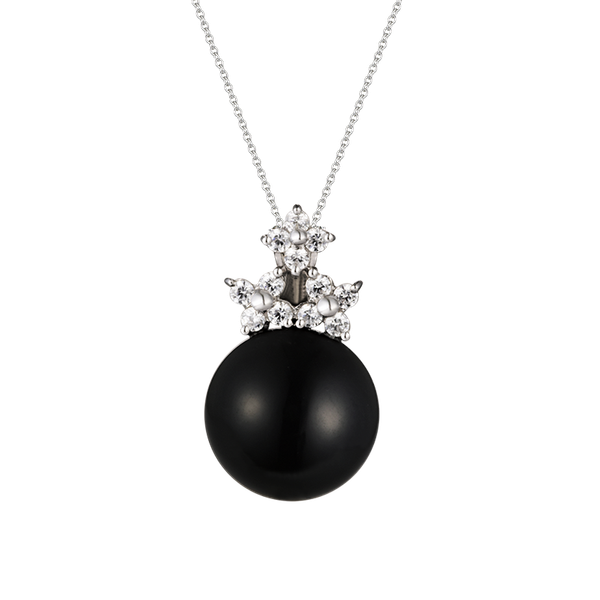 Mặt đính đá Onyx vàng 10K Leggenda Ony